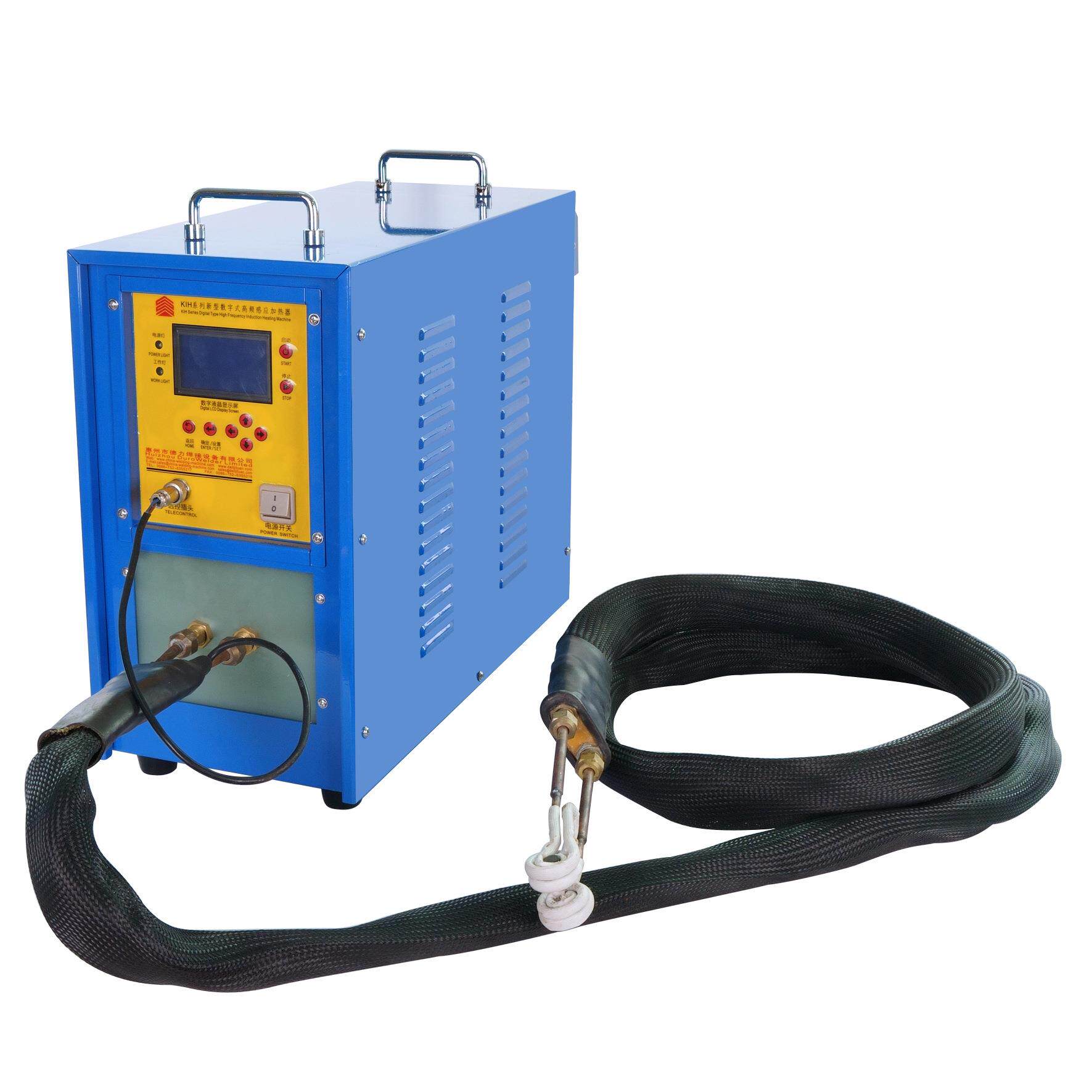 广东厂KIH-25A高频加热机废胶脱金属感应加热设备高频淬火机