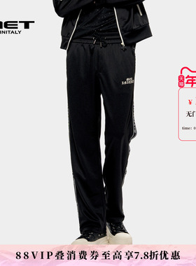 MET initaly麦特美式复古休闲裤男秋季新款休闲百搭阔腿长裤
