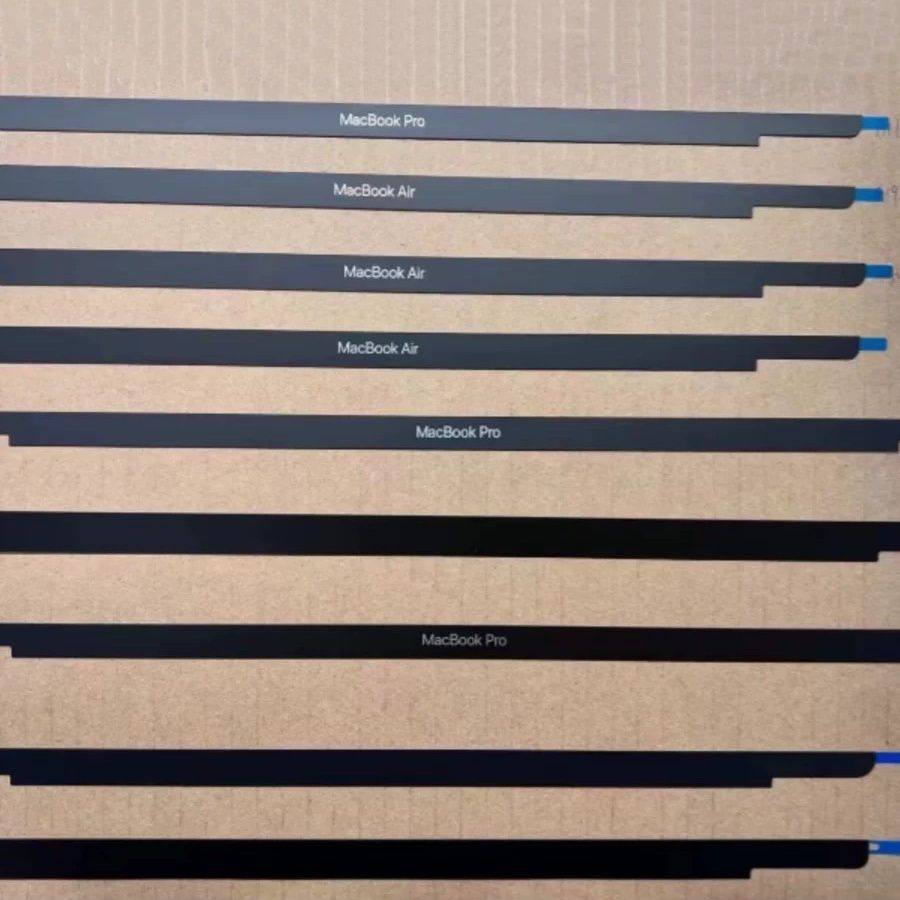 笔记本屏幕边框胶条苹果电脑macbook13寸air 15pro保护贴玻璃logo