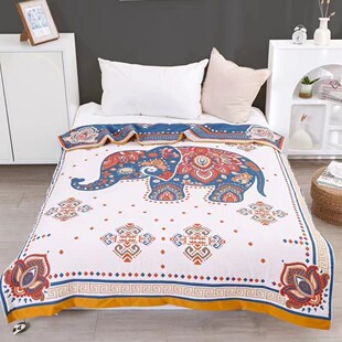 十层棉纱布成人面包被布毯宝宝棉盖毯单人双人透气盖被毛巾被