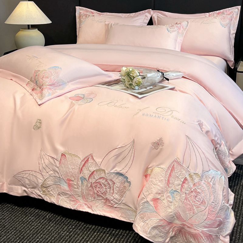 高级A类180支母婴级全棉长绒棉四件套纯棉床单被套罩床笠床上用品