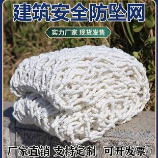 安全网安全平网防护网建筑工地阻燃防坠隔离围网白网加粗网格网