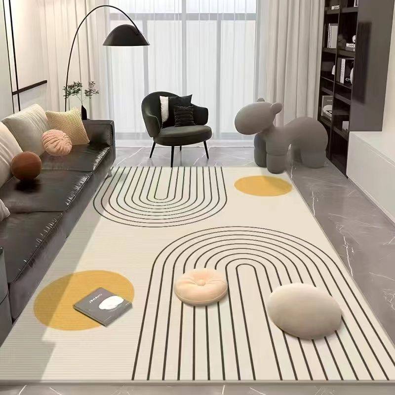 客厅地毯ins奶油风轻奢高级沙发茶几毯现代卧室床边房间耐脏地垫,居家布艺,入户地垫,淘宝优惠券,粉丝福利购,淘宝优惠卷