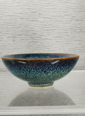 顶先 窑变建盏陶瓷宽盏杯家用功夫茶具主人杯 A12606