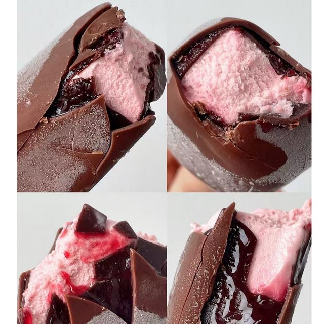 徐季纯可可脂脆皮冷萃酸奶巧克力棒零食