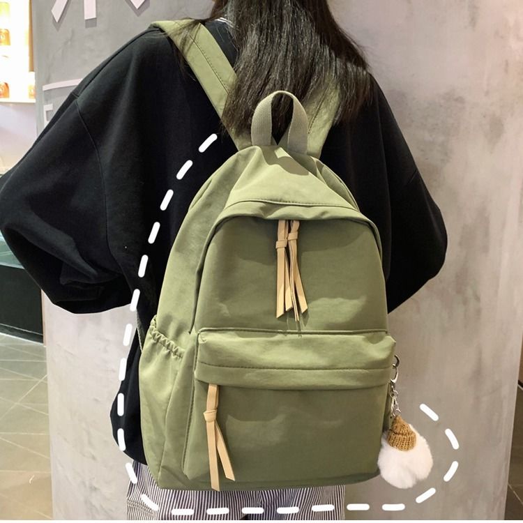 ins小众慵懒风书包书包女学生韩版潮校园初中高中百搭耐用双肩包