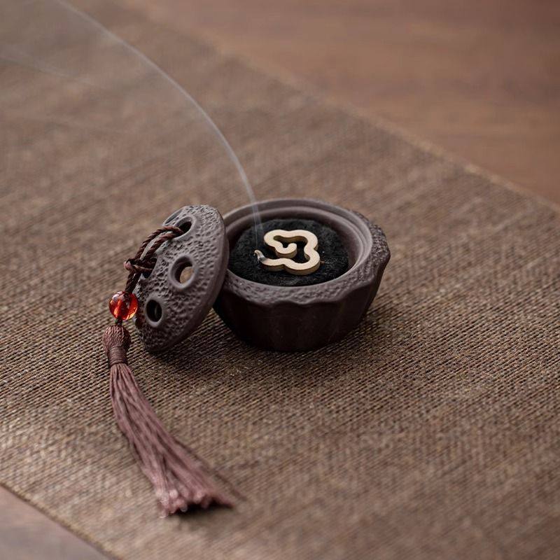 香薰炉子陶瓷禅意莲蓬迷你香炉家用檀沉小片香小号香薰炉茶室茶盘,家居饰品,香薰炉,淘宝优惠券,粉丝福利购,淘宝优惠卷