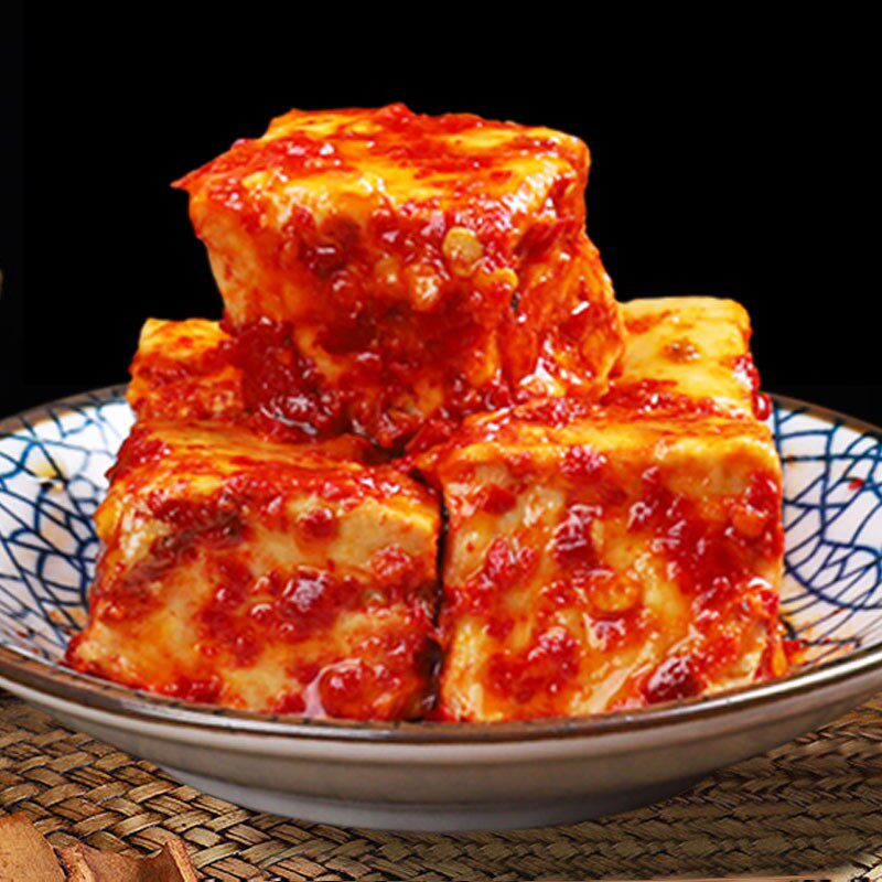 湖南白溪特产香辣无油霉豆腐农家自制豆腐乳湖南特产特辣腐乳