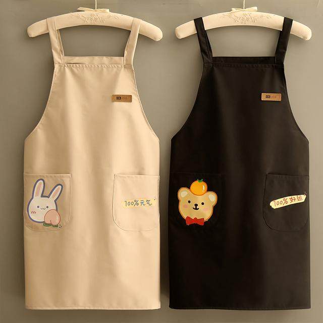 【防水】创意围裙厨房做饭家用无袖罩衣围腰定制个性化网红工作服,家庭/个人清洁工具,围裙,淘宝优惠券,粉丝福利购,淘宝优惠卷
