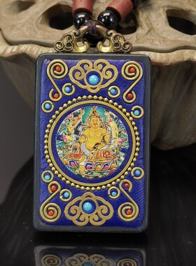 创意饰品 F 黄吊牌 藏式民族风 复古百搭