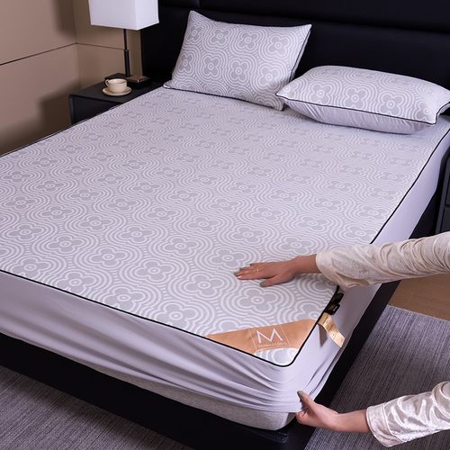 【送枕套】石墨烯床笠透气防滑一款多用床垫保护罩可机洗水洗床罩