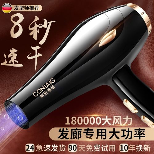理发店吹风机家用大风力不伤发负离子护发大功率速干发廊专用风筒