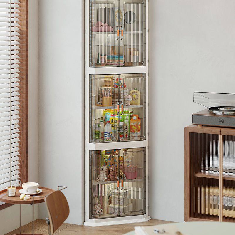 转角墙角夹缝收纳柜客厅零食玩具厨房储物柜浴室台面三角形置物架,收纳整理,收纳柜,淘宝优惠券,粉丝福利购,淘宝优惠卷