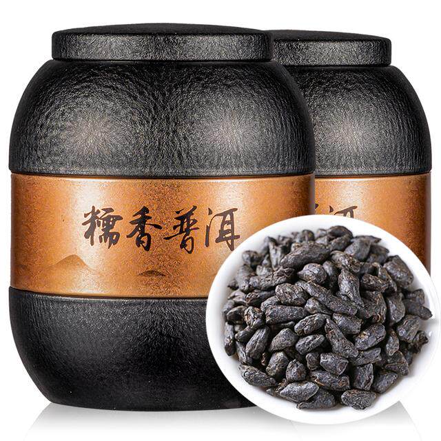 糯香碎银云南糯米香子茶化石普洱茶熟茶茶叶罐装250g500g