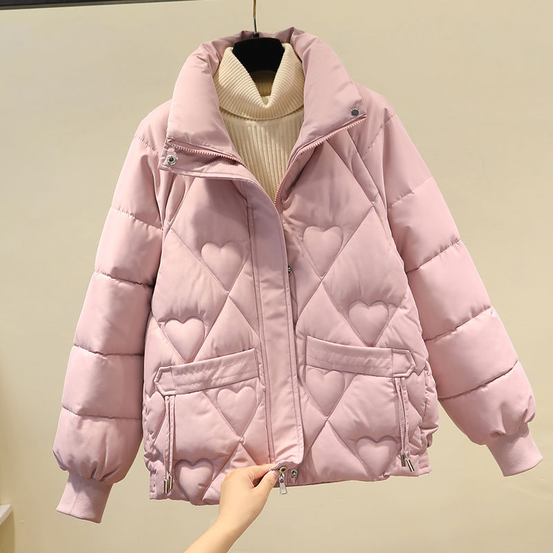 棉服冬季女新款美拉德显瘦小个子保暖棉衣时尚爆款韩版短款外套