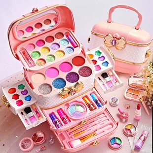 儿童套装 化妆品玩具可水洗彩妆盒公主宝宝全套女孩子生日礼物眼影