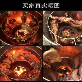 熏腊肉家用专用桶烧烤架烤鸡烤鸭腊肠吊炉商用架子烧烤烟熏神器