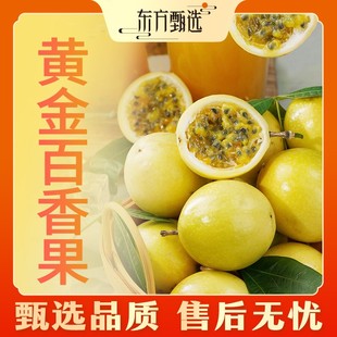 东方甄选自营黄金百香果酸甜即食多汁新鲜应季水果农产品坏果包赔