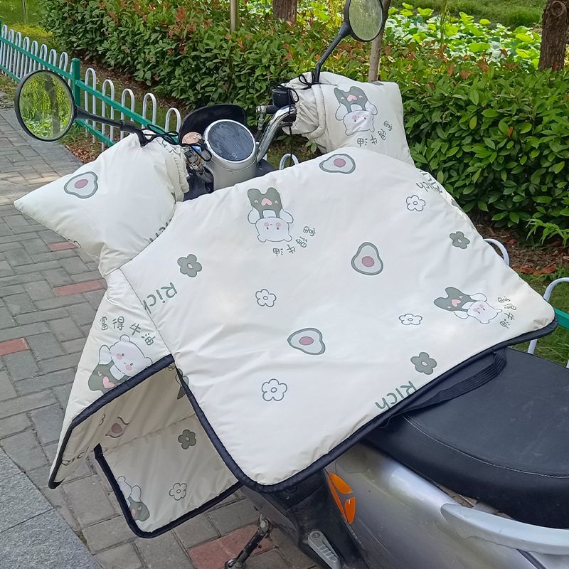 三合一新型挡风被冬季特厚挡风被特厚防寒保暖防晒防水四季通用摩