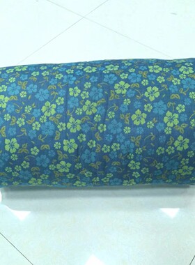 绿色碎花双层纱布小号夏凉被1.2x1.5