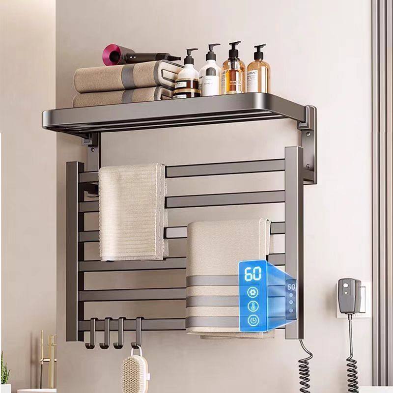 德国进口智能电热毛巾架浴室电动免打孔加热家用置物太空铝浴巾架,家装主材,智能毛巾架/浴巾架,淘宝优惠券,粉丝福利购,淘宝优惠卷