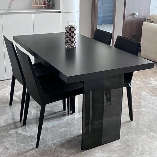 悬浮下挂饭桌子新款轻奢一体创意小户型岛台家用一体餐桌家用