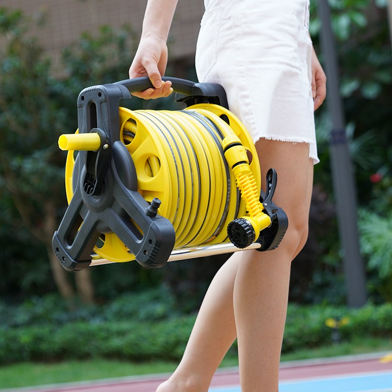 家用多功能水枪水管软管收纳架卷管器收卷器洗车浇花园艺工具套装