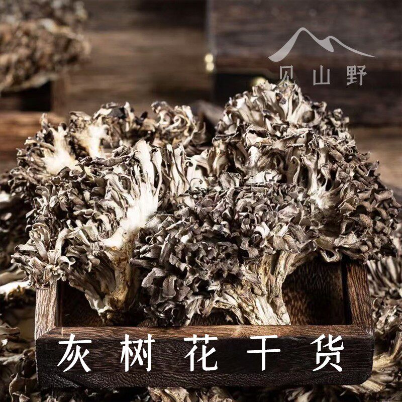 干巴菌云南特产菌菇山货直播灰树花菌干货香菇爆炒火锅干巴菌菌菇