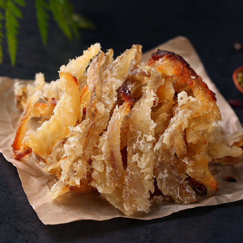 烤鱼肉500g零食海味鳕鱼鱼干丝香甜烤鱼片鱼脯250g有刺鱼排鱼骨