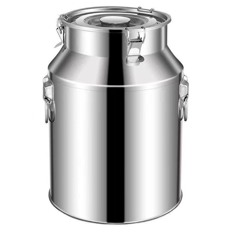 316L不锈钢密封桶大容量茶叶罐食用储油桶运输桶加厚牛奶桶接酒桶