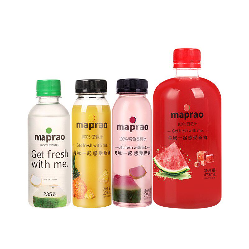 maprao HPP100%进口红太阳西瓜汁鲜采冷压榨原果汁秋日解腻饮品