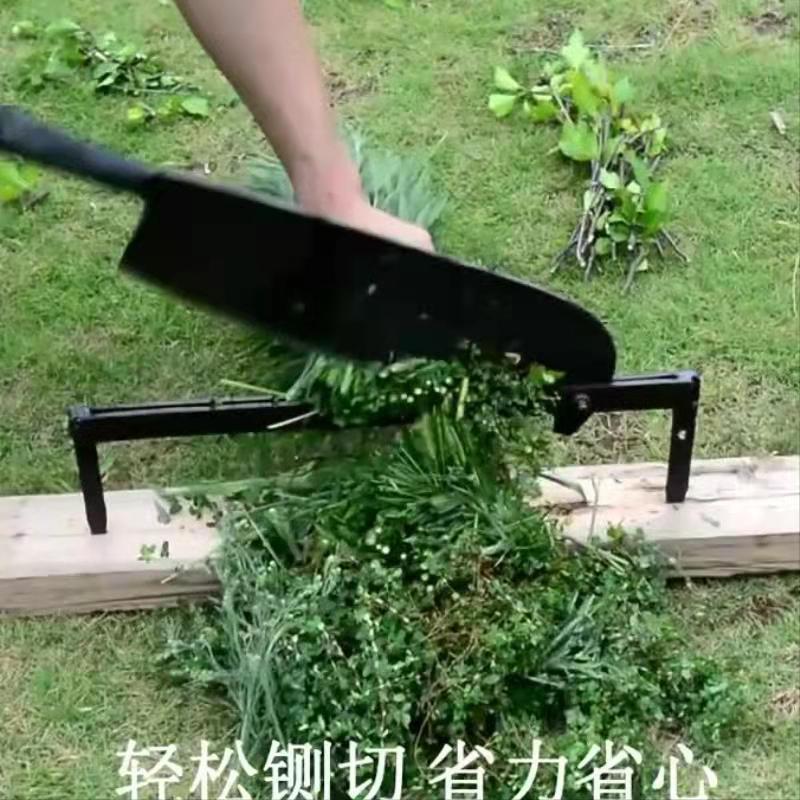 老式铡刀切草家用锋利锰钢锻打闸刀扎刀切玉米割小麦割切桔梗农具
