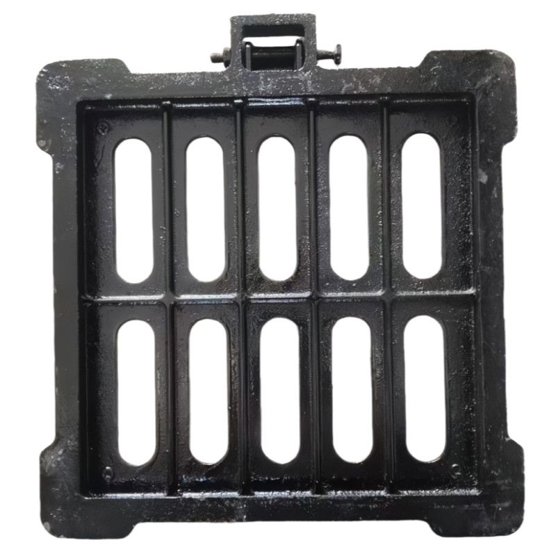 下水道阴井盖带框球墨铸铁雨水井盖带底座下水道盖板庭院排水篦子