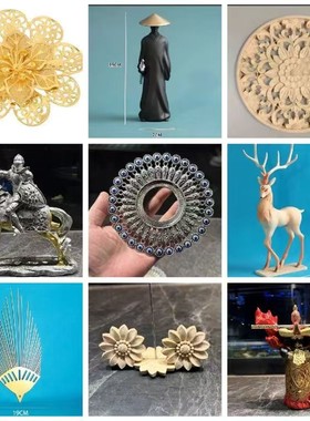 海鲜姿造装饰摆件意境菜品盘饰餐饮刺身摆盘装饰创意摆件酒店