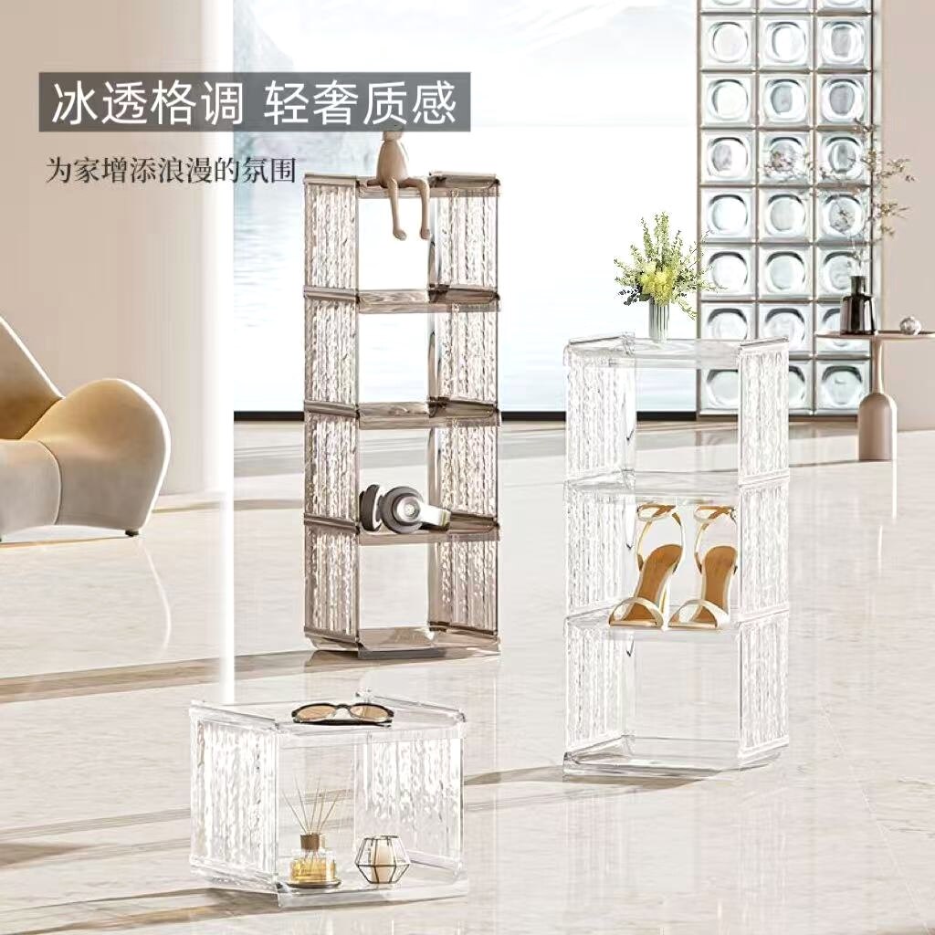 进门创意鞋子收纳省空间鞋盒透明大号鞋架子多层防尘玄关入门鞋架