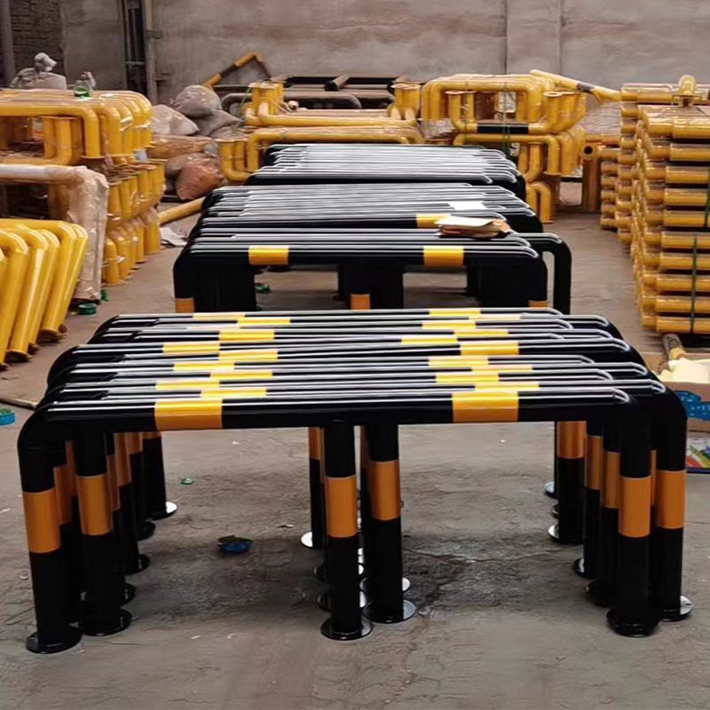 防撞消防栓护栏挡车器钢管水泥柱加油站隔离栏杆转角安全直角四方