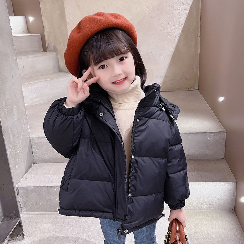 女童棉服加厚保暖女宝宝洋气时髦冬装棉衣2儿童冬款韩版休闲棉袄3