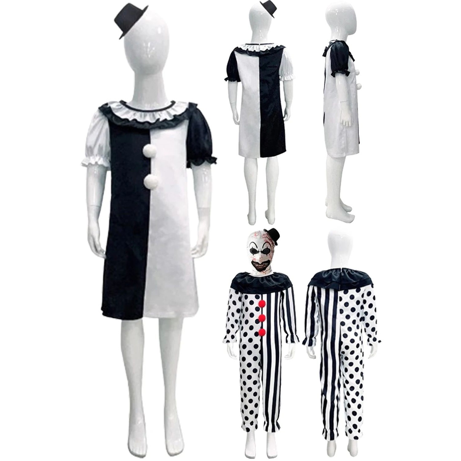 Fantasy Art The Clown Cosplay Boys Girls Fantasia Movie Terr