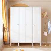 衣柜铁皮卧室挂衣式 收纳柜北欧简约家用储物柜儿童衣橱无甲醛柜子