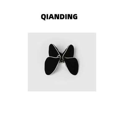 JZ【丝绒蝴蝶发夹】醋酸丝绒质地千金感气质简约百搭发带JZ25428