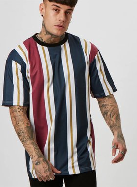 Fashionable 3D printed loose half sleeves 时尚3D印花宽松半袖