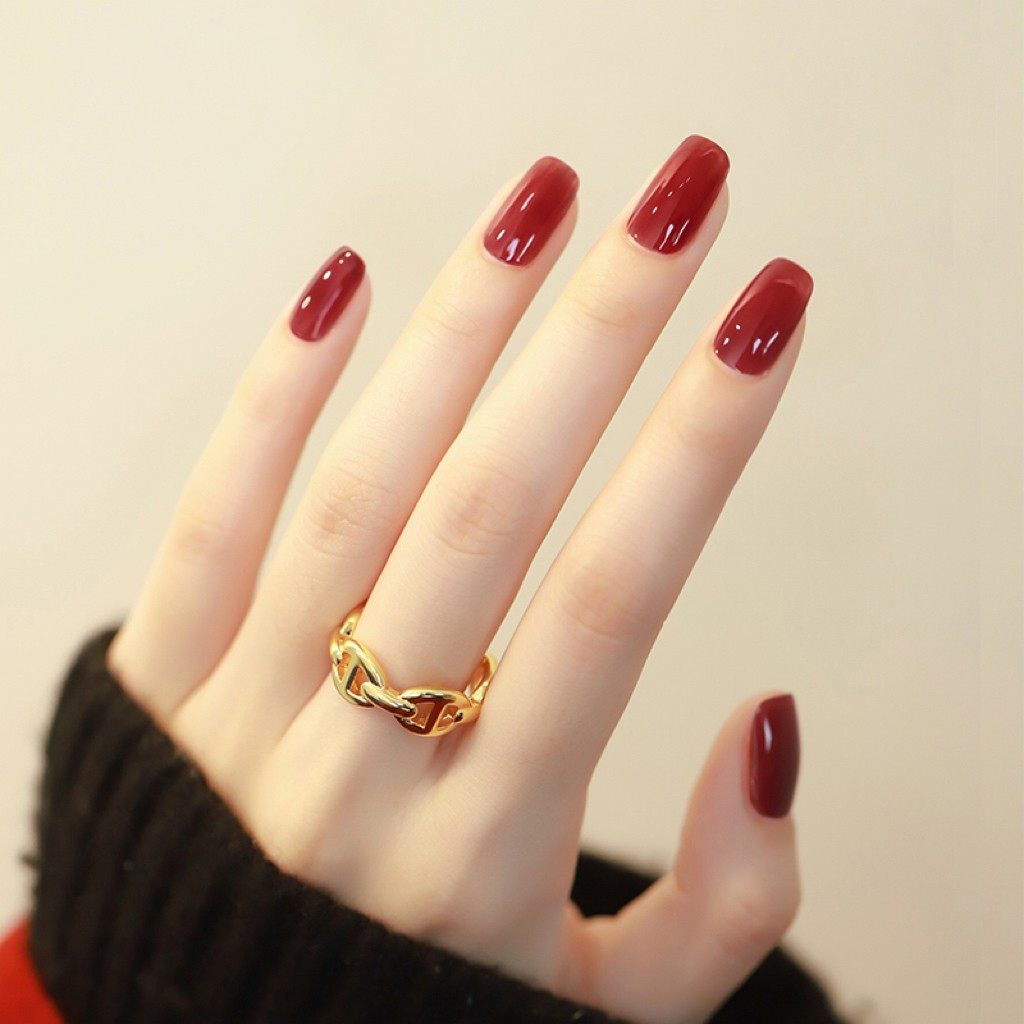 2024秋冬爆款中长甲指甲油免烤快干不可撕新年显白酒红色美甲持久,彩妆/香水/美妆工具,指甲油,淘宝优惠券,粉丝福利购,淘宝优惠卷