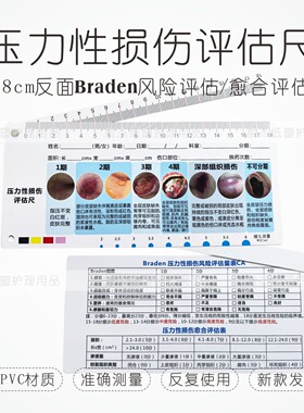 压力性损伤尺braden风险伤口愈合评估疼痛评分瞳孔测量压疮分期尺