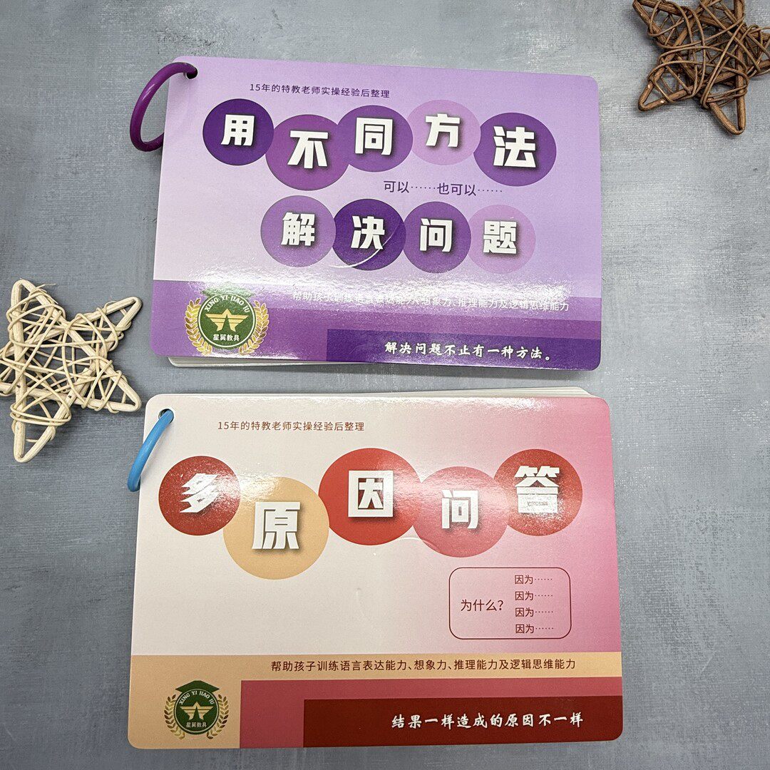 多原因问答 用不同方法解决问题-提升想象能力推理能力和逻辑思维