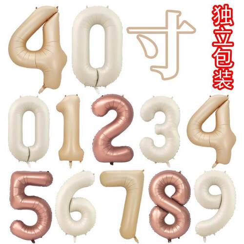 Birthday number balloon party decoration room letter set