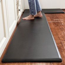 简约加厚厨房PU皮革防滑地垫防油脚垫家用免洗可擦长条地毯垫子