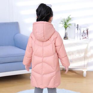 2024儿童羽绒服中长款男童女童韩版加厚宝宝小童中童大童冬季保暖