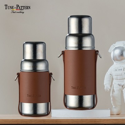 TUNE-PATTERN升级款纯钛杯保温杯户外旅行壶大容量便携男女焖茶杯