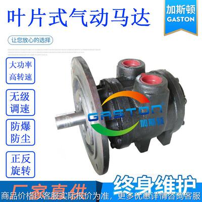 加斯顿大功率气动马达厂家直供多规格高转速叶片式风动马达GASTON