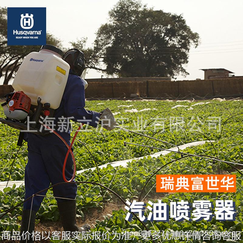 瑞典农药喷雾器背负式汽油喷雾机汽油自动高压农用打药机
